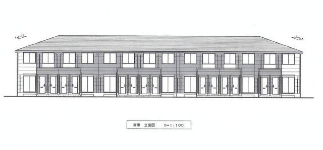 見沼区七里アパート新築工事 建物画像