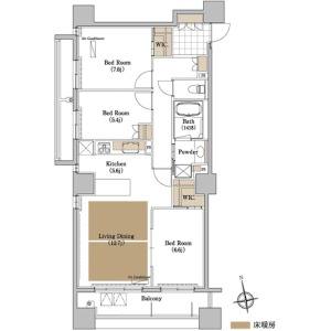 3LDK 間取り図