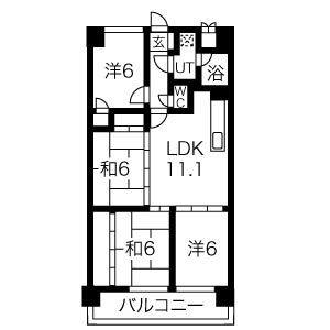 4LDK 間取り図