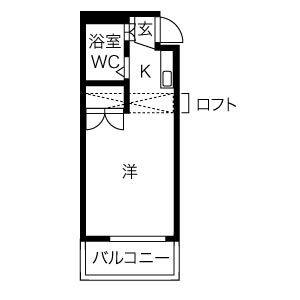 ワンルーム 間取り図