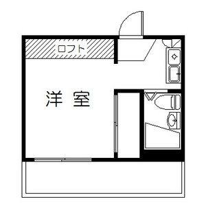 ワンルーム 間取り図
