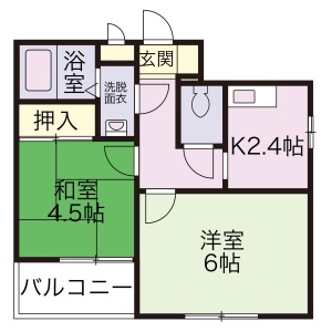 2K 間取り図