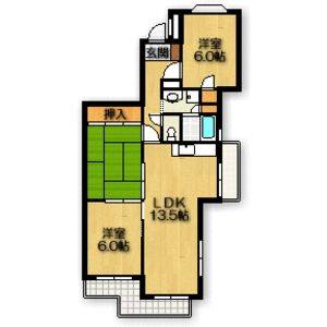 3LDK 間取り図