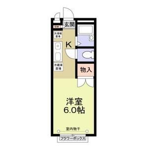 ワンルーム 間取り図