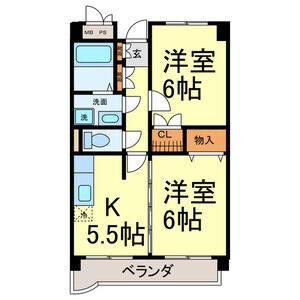 2K 間取り図