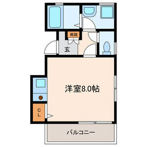 ワンルーム 間取り図