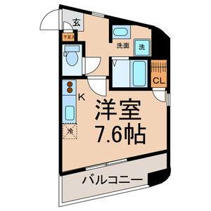 ワンルーム 間取り図