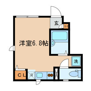 ワンルーム 間取り図