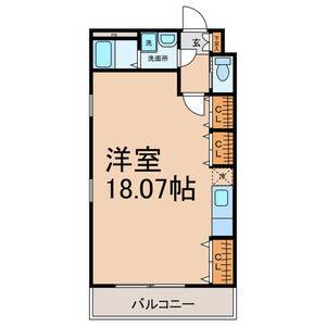 ワンルーム 間取り図