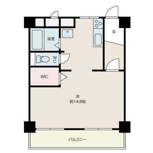 ワンルーム 間取り図
