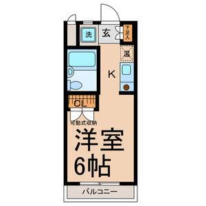 ワンルーム 間取り図
