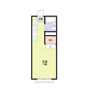 ワンルーム 間取り図