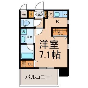 ワンルーム 間取り図