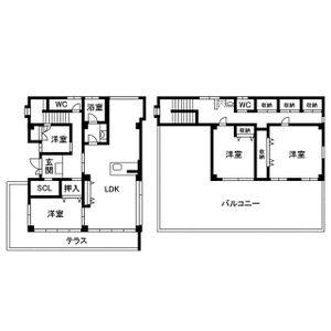 4LDK 間取り図