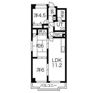 3LDK 間取り図