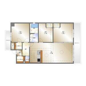 3LDK 間取り図