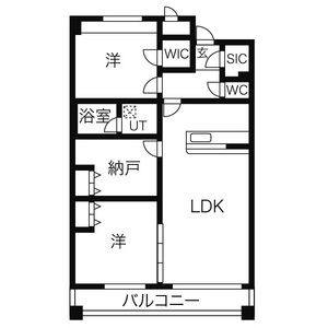 3LDK 間取り図