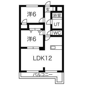 3DK 間取り図