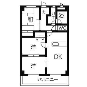 3LDK 間取り図