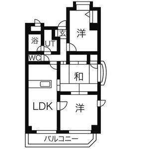 3LDK 間取り図
