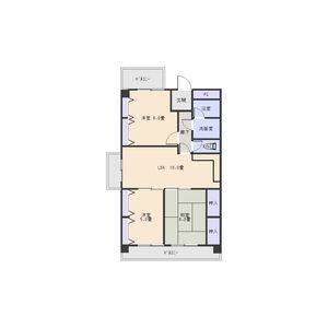 3LDK 間取り図