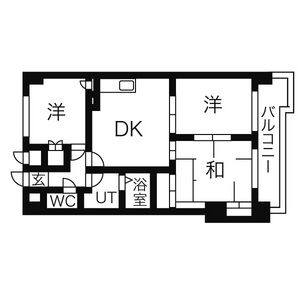 3DK 間取り図