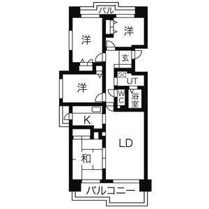 4LDK 間取り図