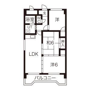3LDK 間取り図