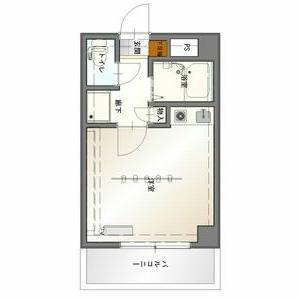 ワンルーム 間取り図