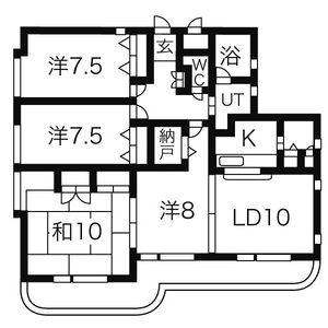 3LDK 間取り図