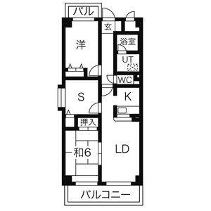 3LDK 間取り図