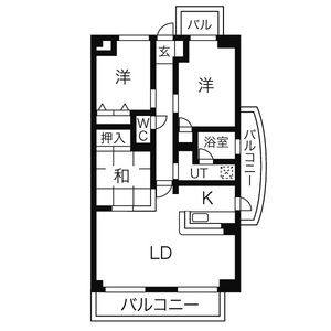 3LDK 間取り図