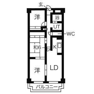3LDK 間取り図