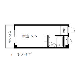 ワンルーム 間取り図