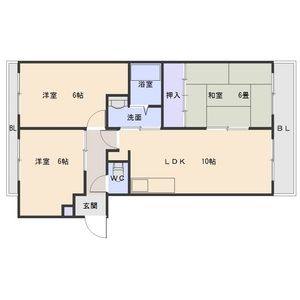 3LDK 間取り図