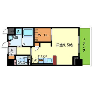 ワンルーム 間取り図