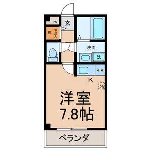 ワンルーム 間取り図