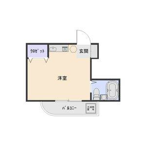 ワンルーム 間取り図