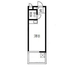 ワンルーム 間取り図