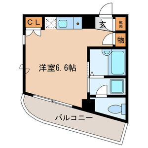 ワンルーム 間取り図