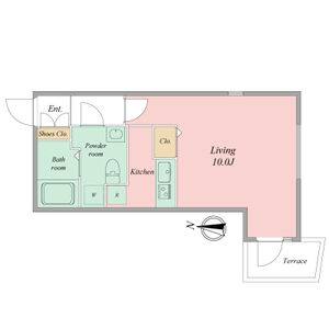 ワンルーム 間取り図