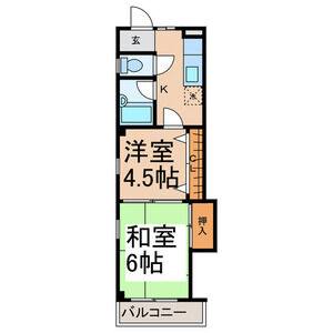 2K 間取り図