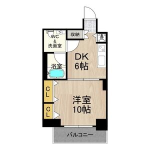ワンルーム 間取り図