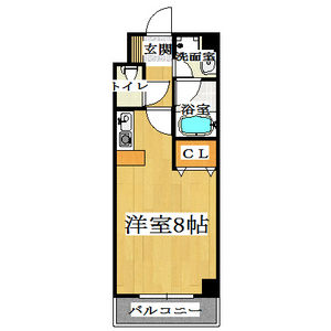 ワンルーム 間取り図
