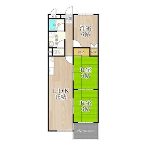 3LDK 間取り図