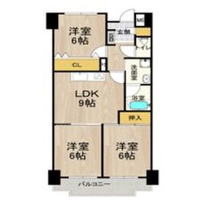 3LDK 間取り図