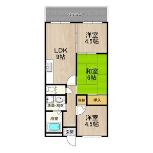 3LDK 間取り図