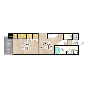 ワンルーム 間取り図