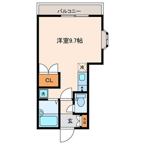 ワンルーム 間取り図
