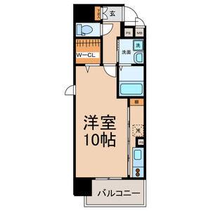 ワンルーム 間取り図